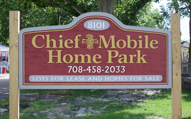 sandblasted signage